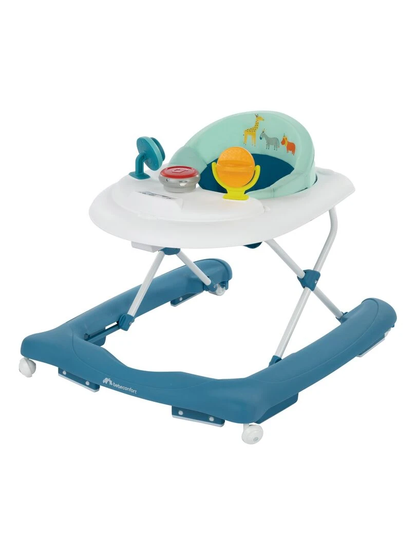 BEBECONFORT Explorer Trotteur bébé tablette d'activité musicale De 6 à 18 mois (<12kg) Happy Day Blanc Bleu