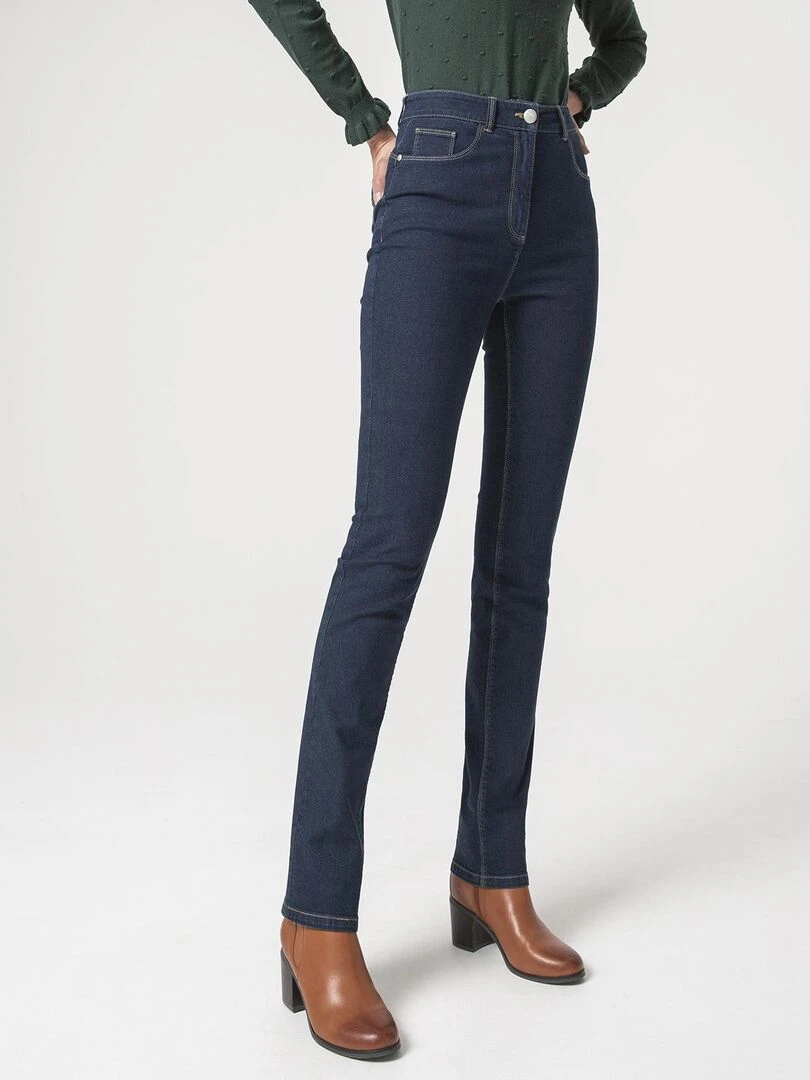 Jean taille haute Perfect Fit by Damart Damart Bleu foncé