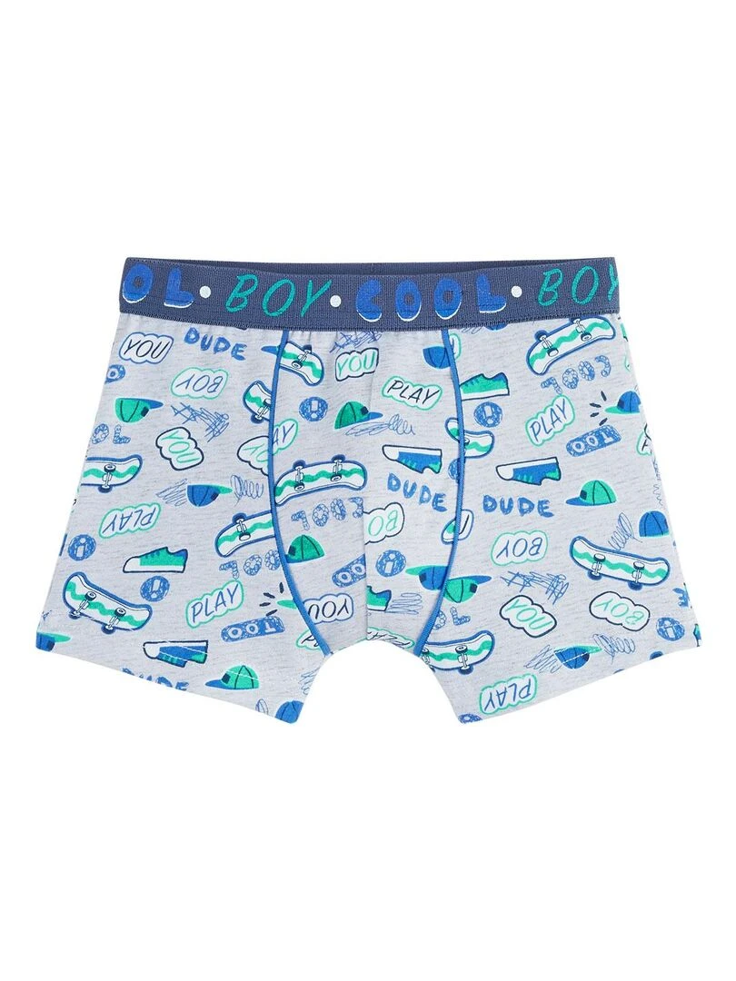 Lot de 2 boxers garçon Salto Bleu