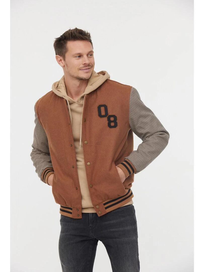 Lee Cooper   Veste manches longues polyester loose FELIO   Marron