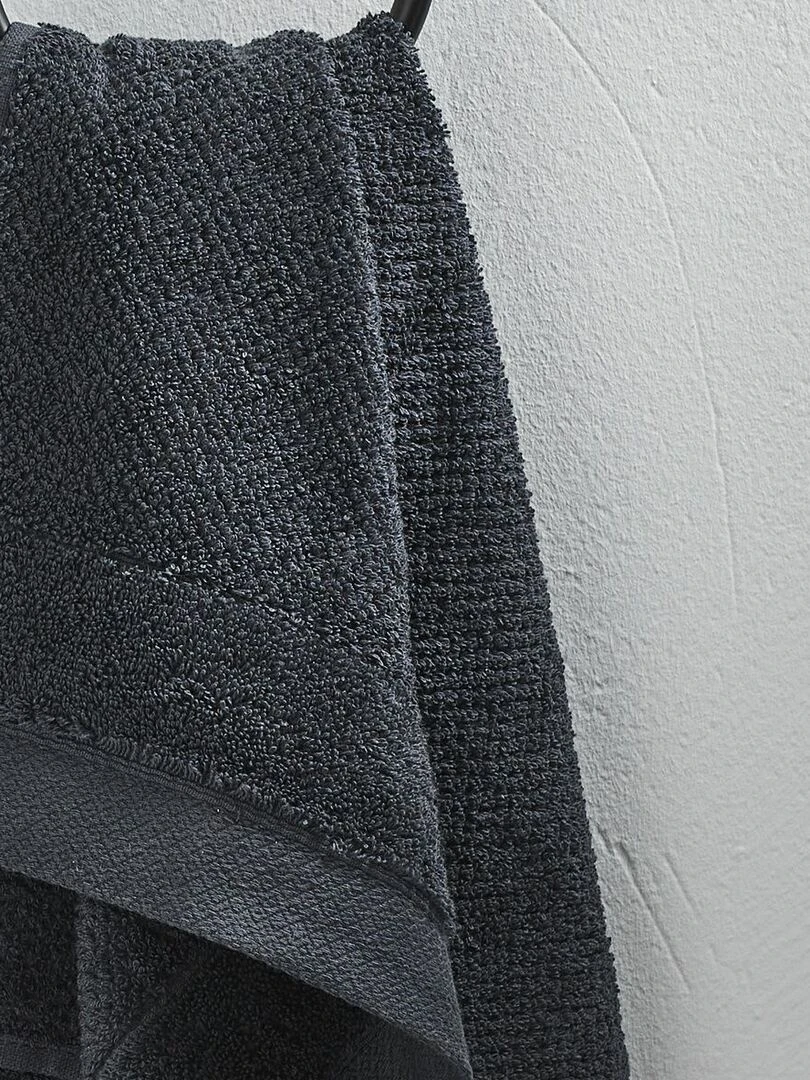 Serviette De Bain Uni 'bio Organic' 'today'   gris anthracite