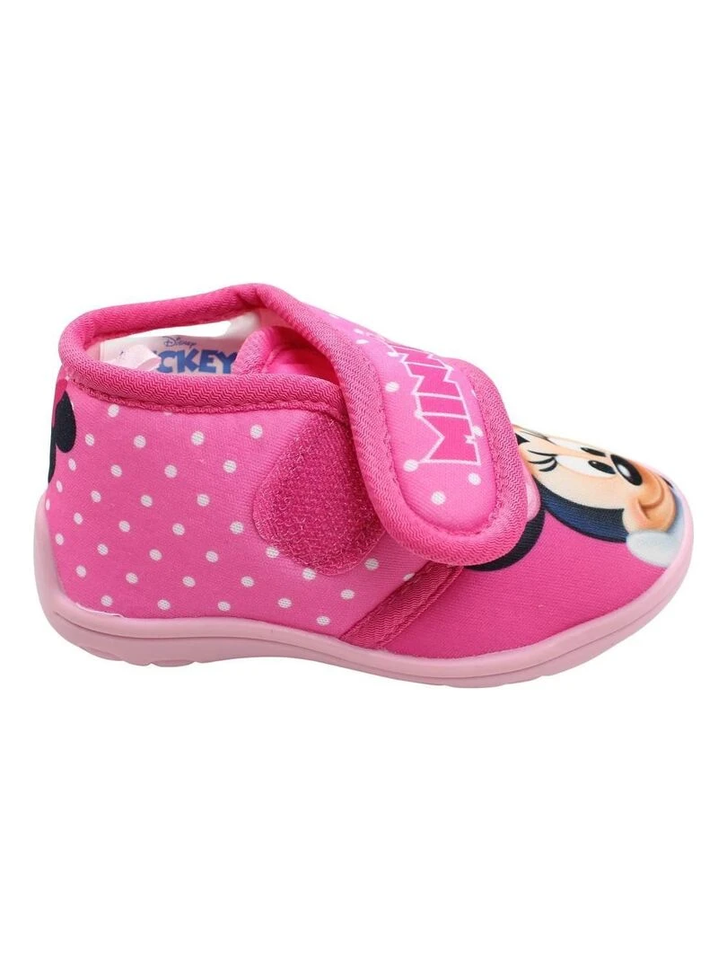 Disney   Chaussons fille imprimé Minnie   Rose