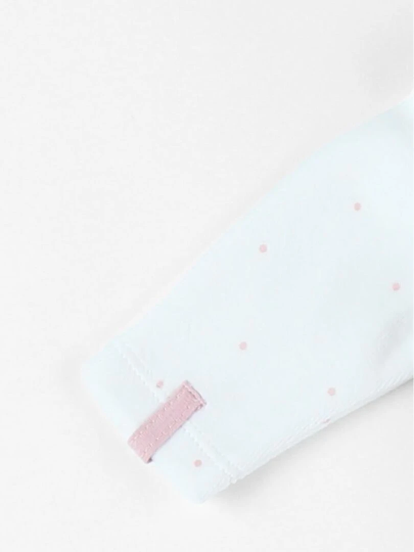 Pyjama 1 pièce Popsie en velours    Noukie's   Blanc