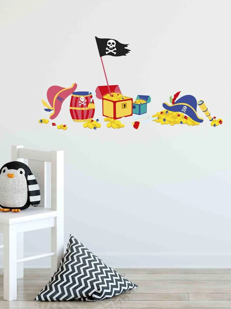 Sticker mural   Trésor de pirates   N/A