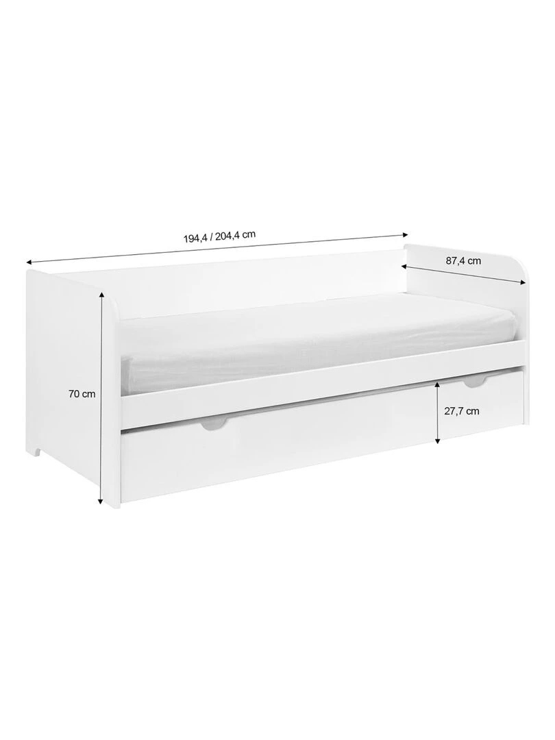 Lit gigogne Java   AKITEN RETAIL   Marron