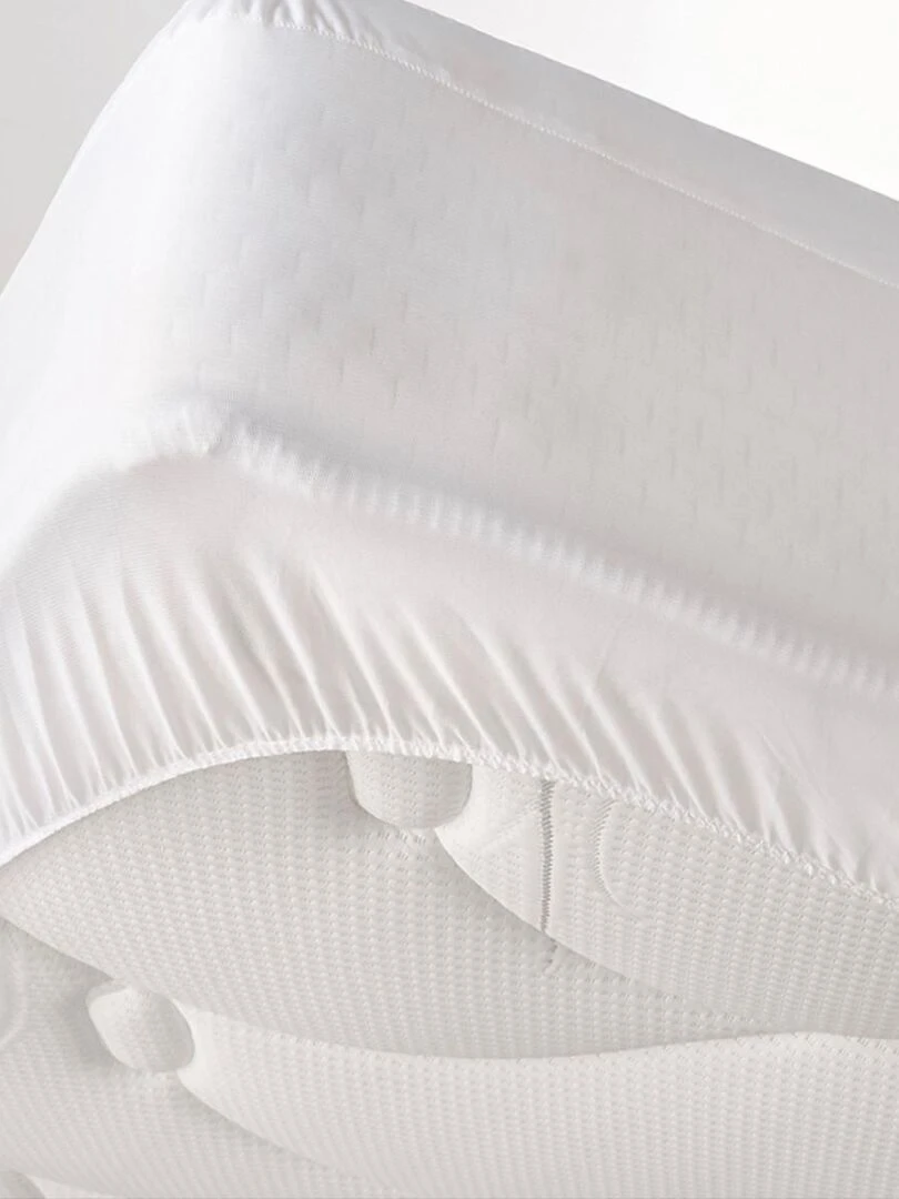 Future Home Protège matelas imperméable polyester bonnets 27 cm Blanc