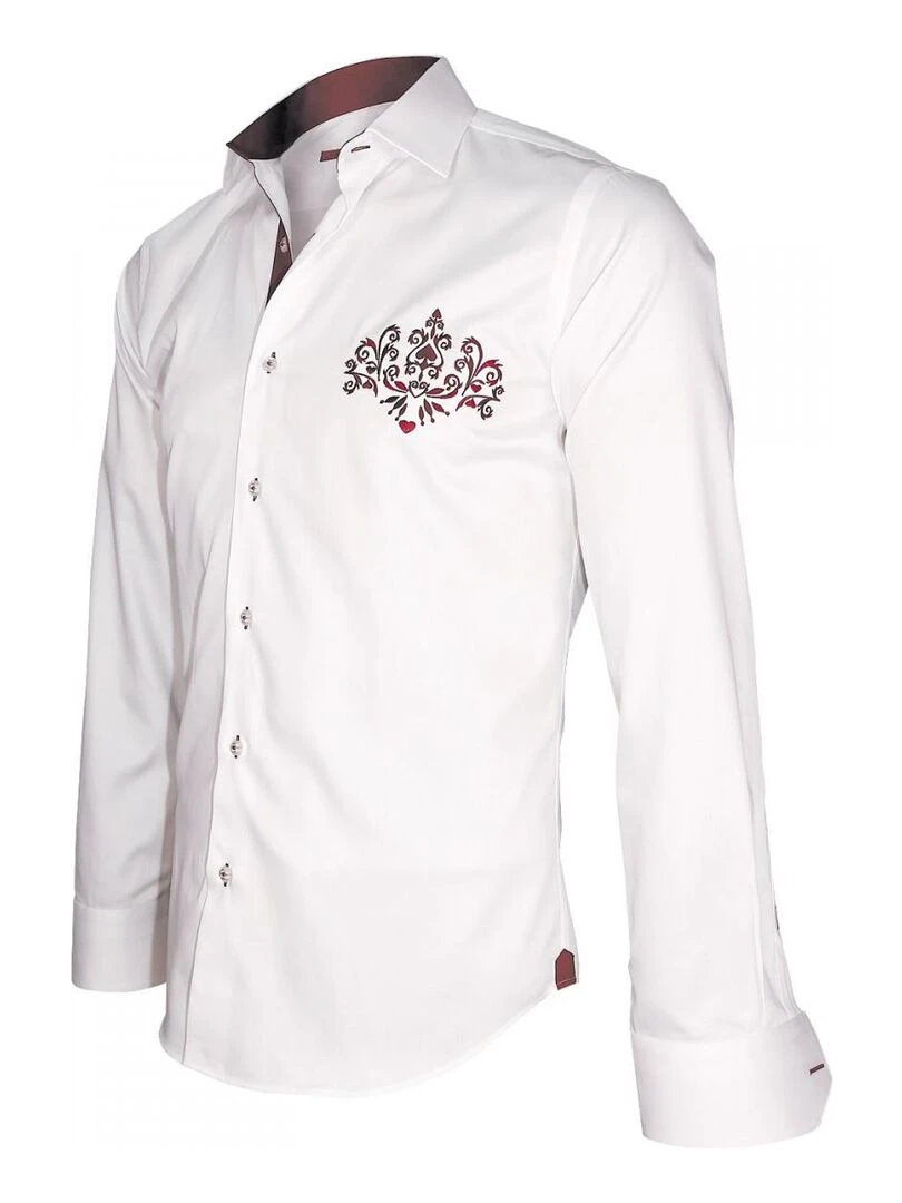 Chemise brodée WINDSOR   Blanc