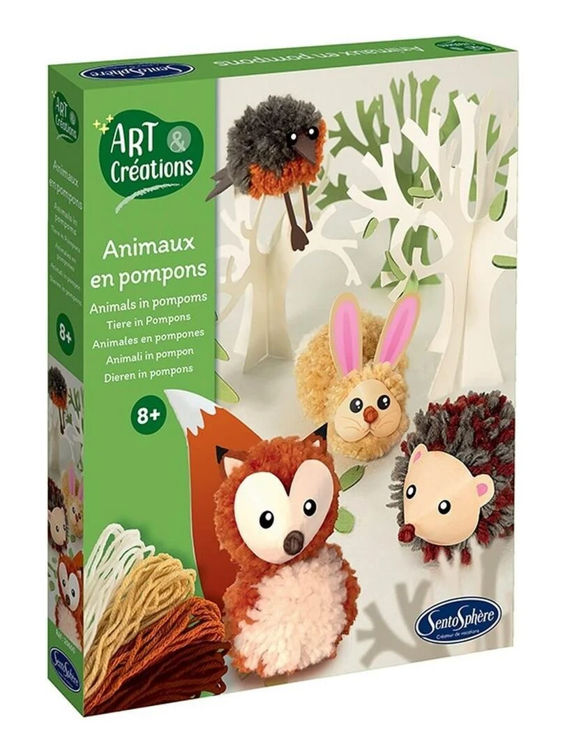 Animaux en pompons Art & Créations   N/A