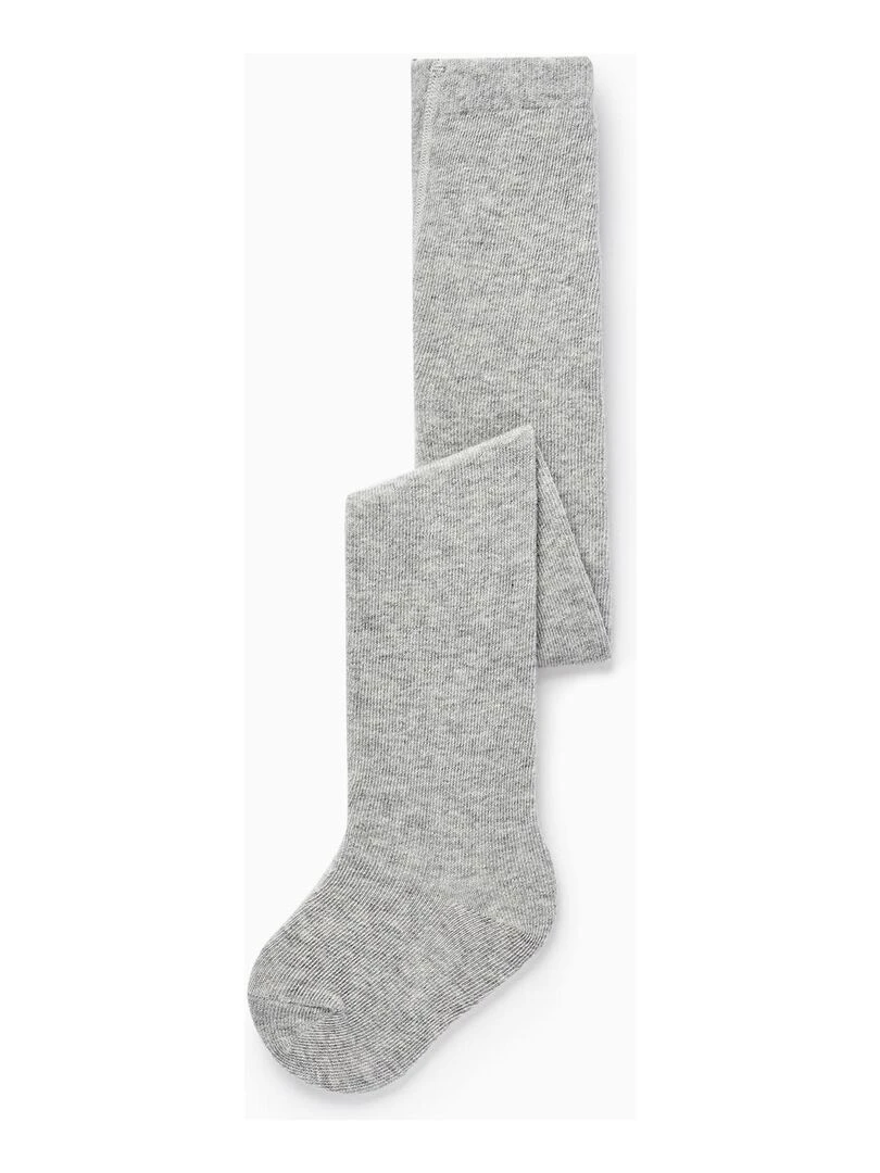 Collants en Tricot de Coton pour Bébé ESSENTIALS LINE Gris clair