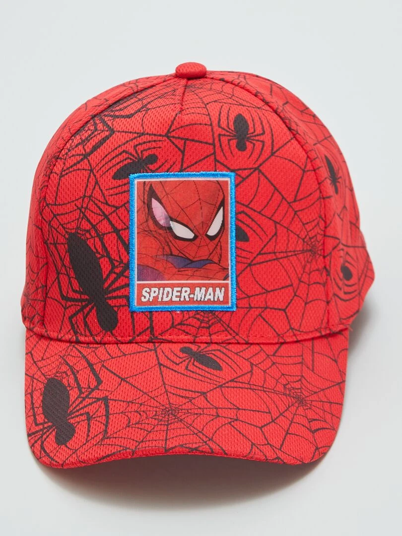 Casquette en toile 'Spider Man' 'Marvel' Rouge