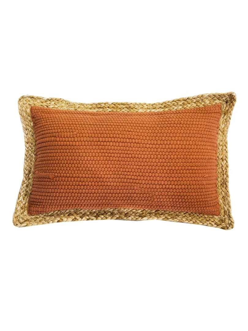 Coussin en coton CHINDI 'Deko&co' Orange