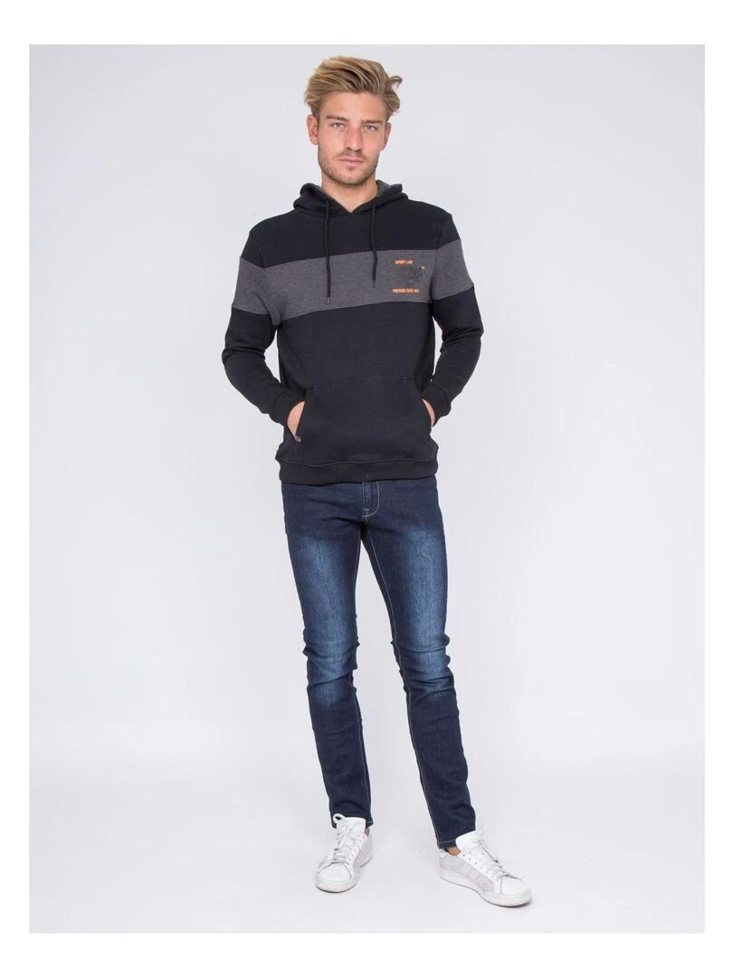 Sweat capuche WAYANG   Noir