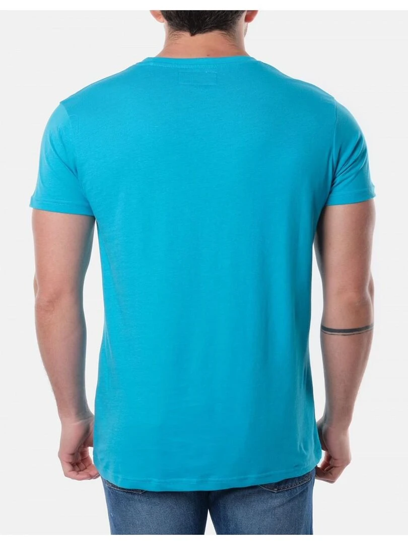 T Shirt manches courtes Kebello   Bleu