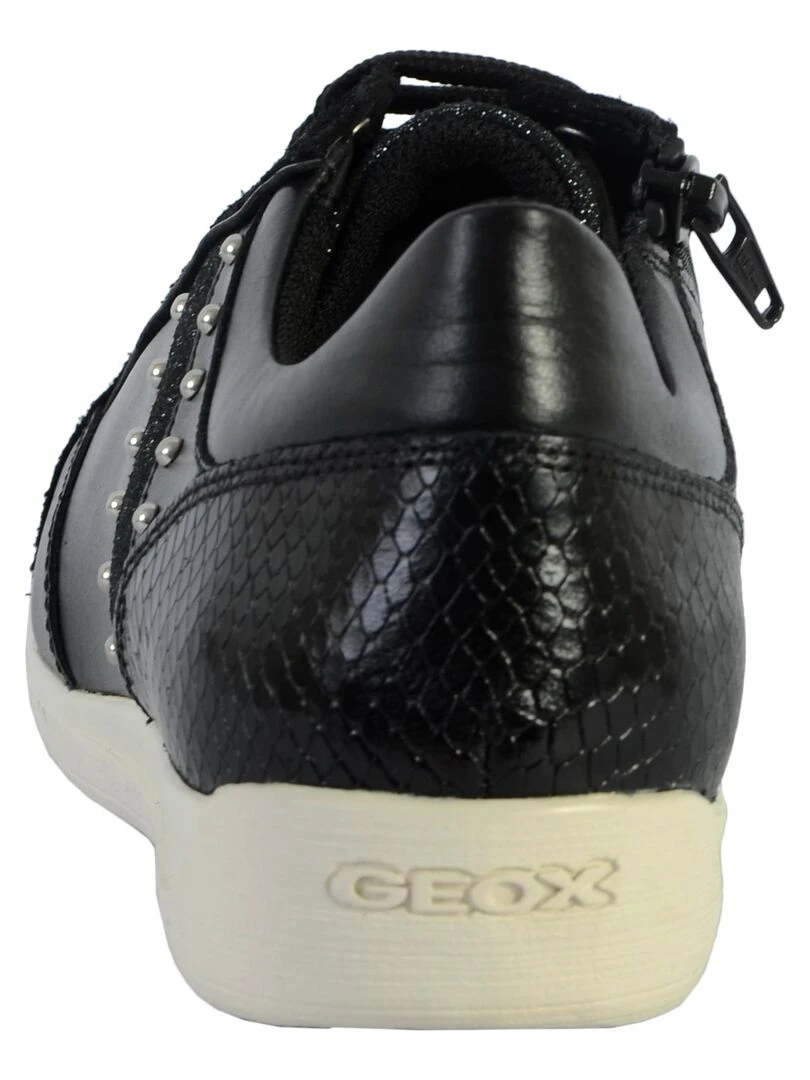 Basket Cuir Geox Myria Nappa   Noir