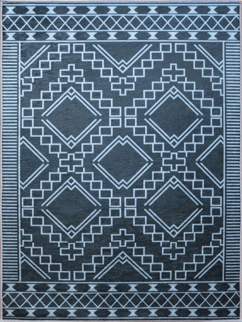 Tapis BERBERE Noir Noir