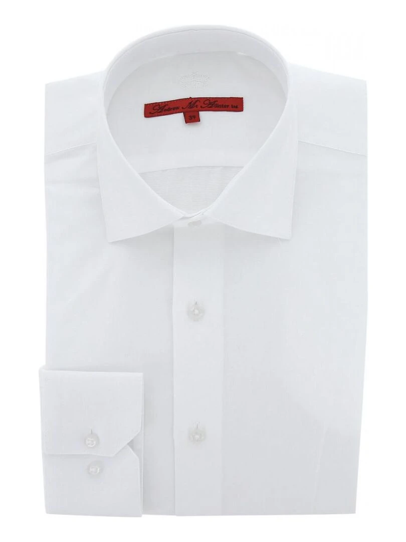 Chemise coupe droite premium WORKIN Blanc