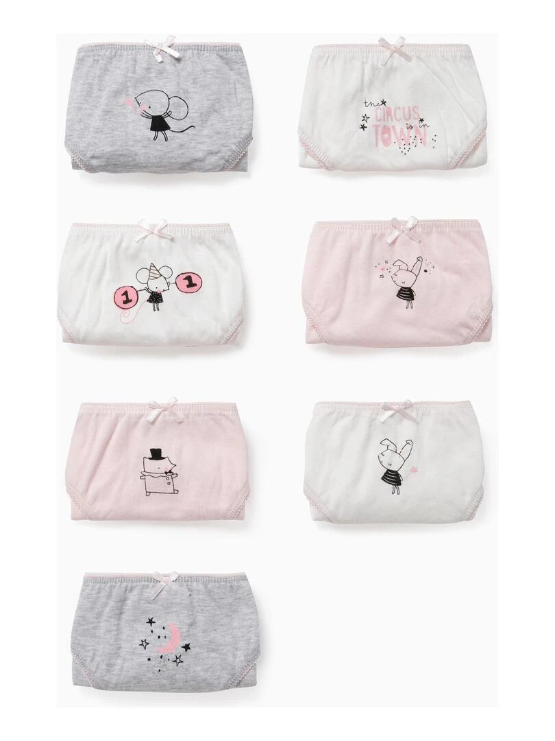 7 culottes fille 'Circus' ESSENTIALS LINE Multicolore