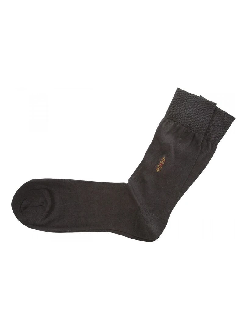 Chaussettes FIL D'ECOSSE   Marron