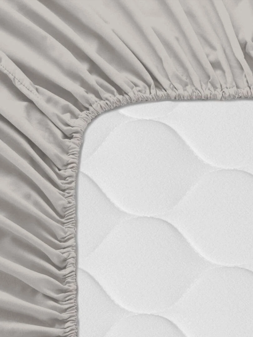Drap housse Little birds "Happyfriday"   Blanc