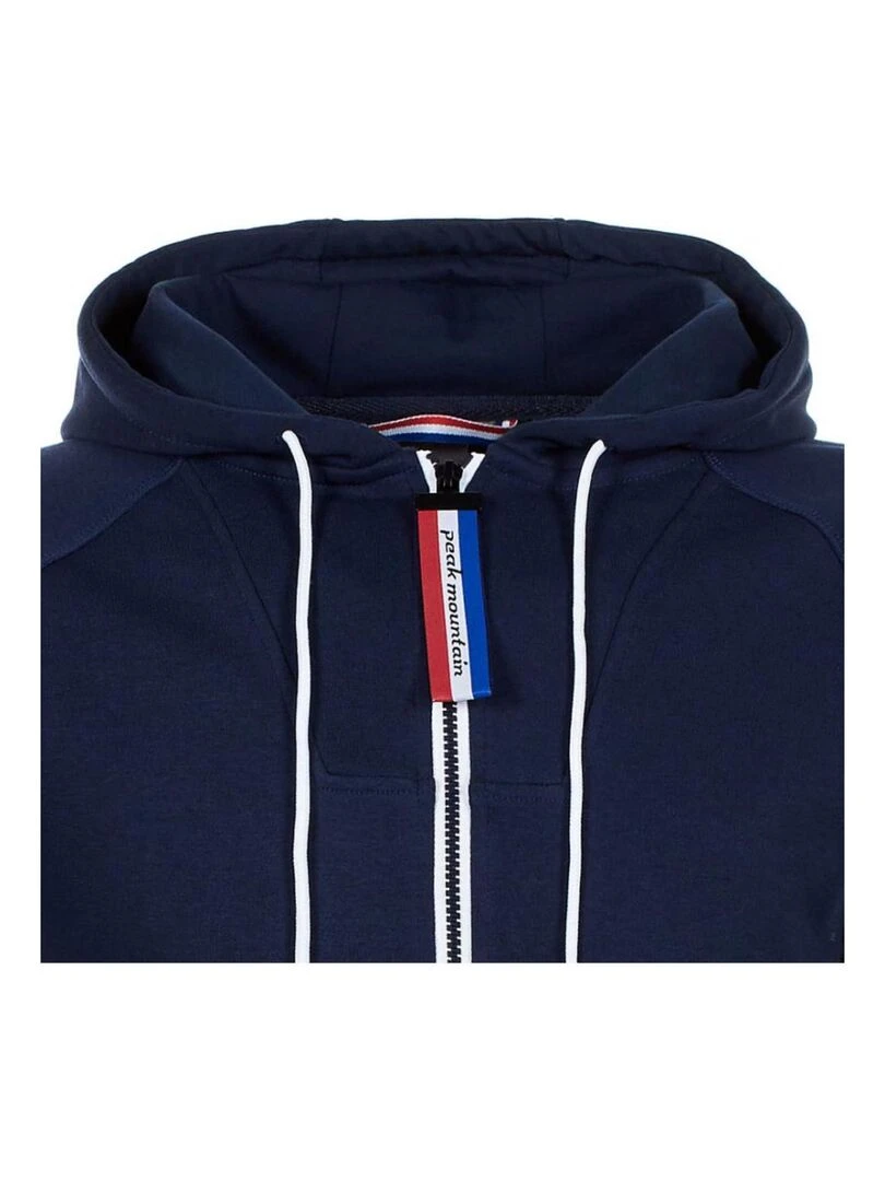 Sweat à capuche homme CANDORE   PEAK MOUNTAIN   Bleu marine