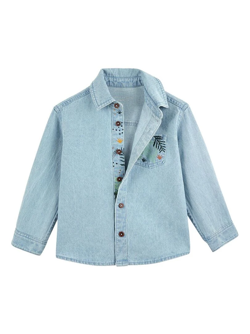Chemise garçon Taiga Bleu
