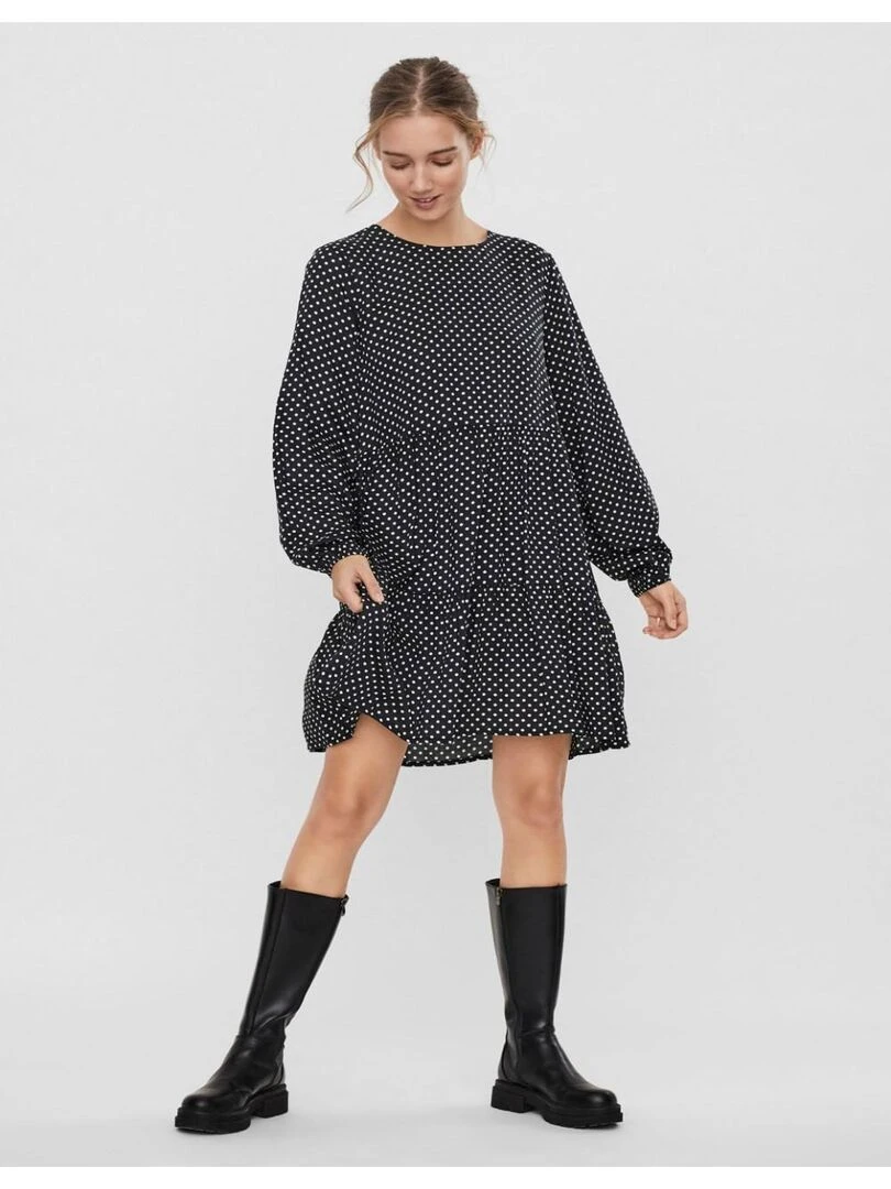 Robe courte Vero Moda Noir Noir