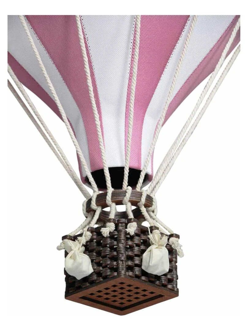 Montgolfière décorative Rose Rose