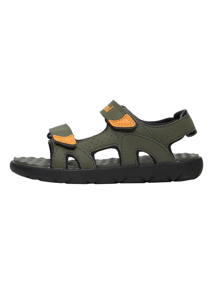 Sandales à Scratch Enfant Junior Timberland Perkins Row Vert