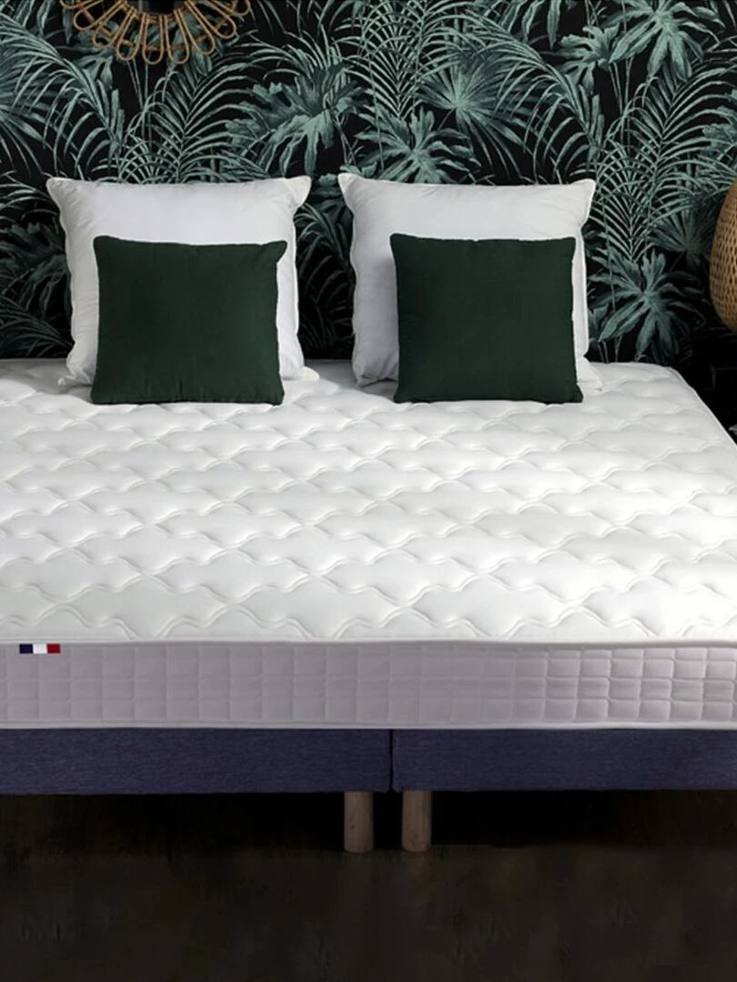 Matelas accueil mémoire de forme MAM AZUR Made in France   Blanc