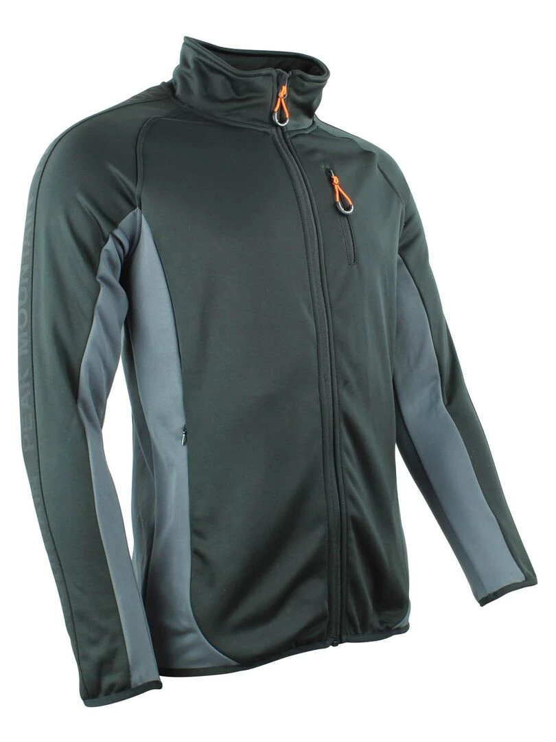 Blouson polarshell homme CEMON   PEAK MOUNTAIN   Noir Gris