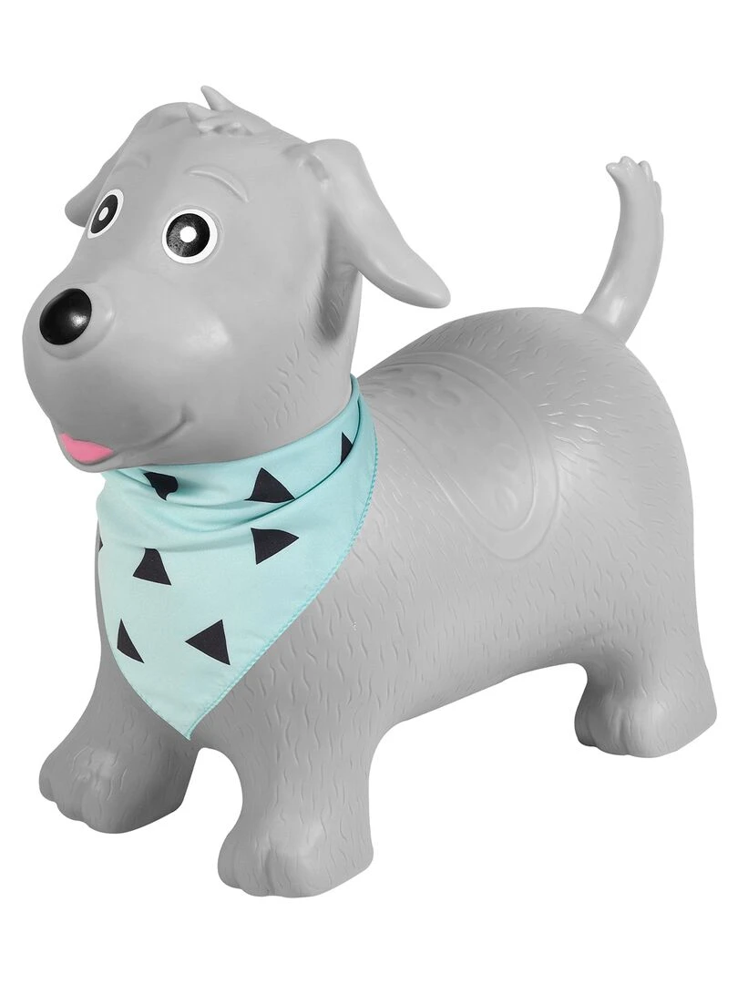 Animal sauteur gonflable en plastique chien Gris foncé