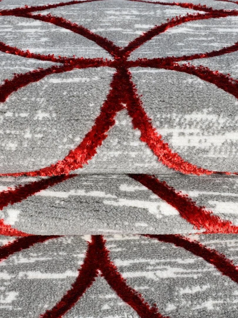 Tapis salon MILOS   Rouge