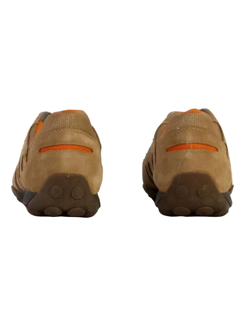 Basket Cuir Geox Snake   Beige