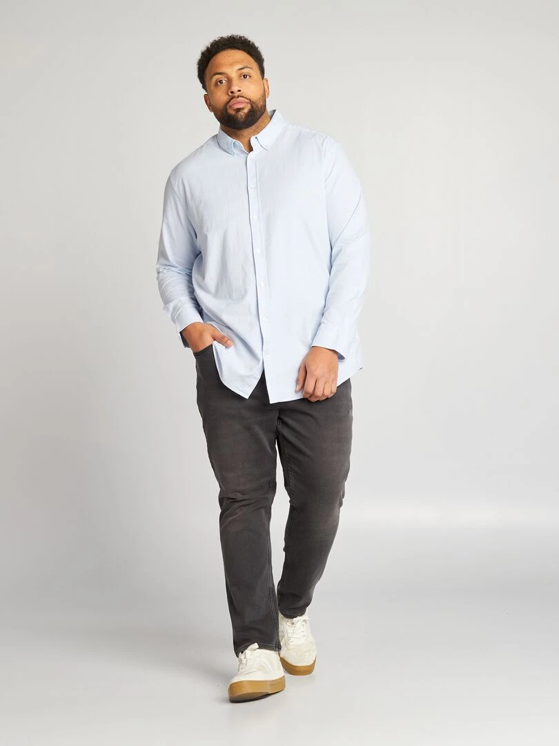 Jean slim à 5 poches L30 Gris