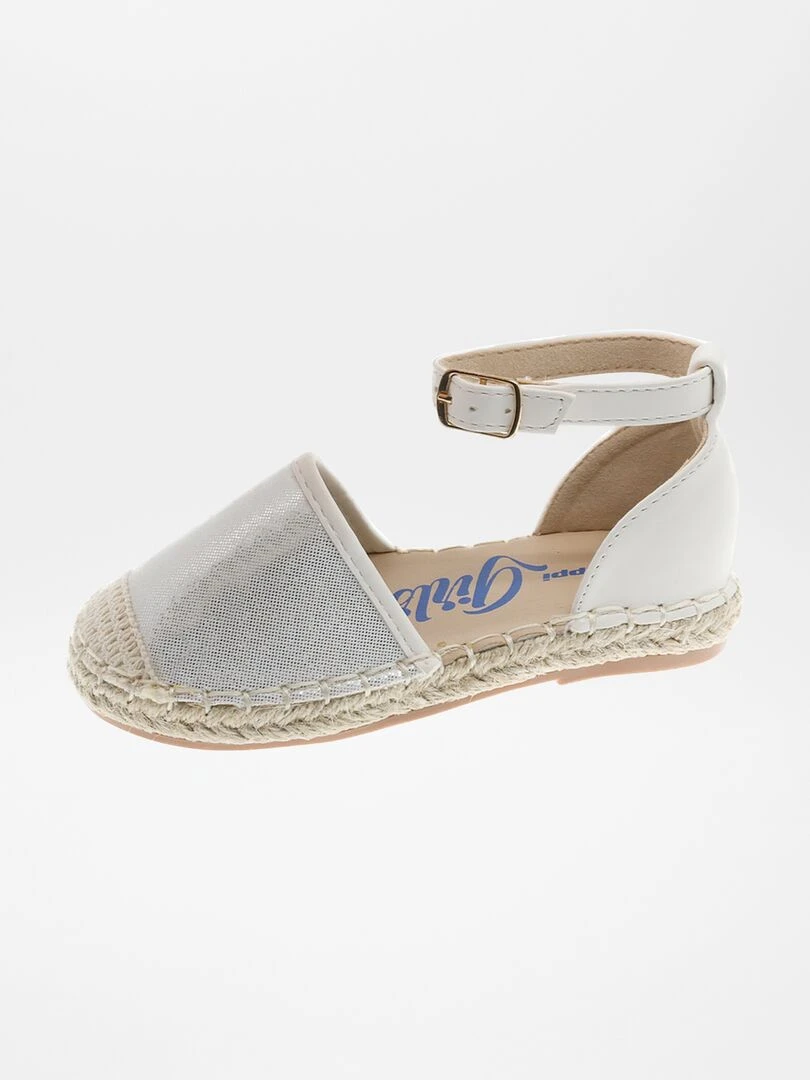 Espadrilles à bride Blanc