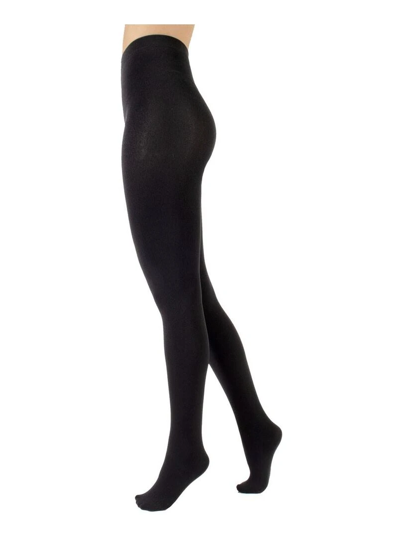 Collant thermique intérieur en polaire 300 deniers Noir