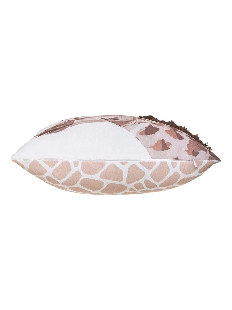 Coussin 40x40 cm Girafe Blanc