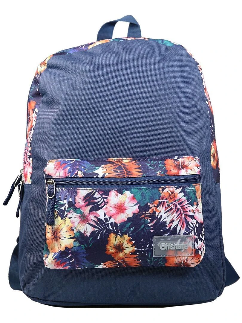 BAGTROTTER Sac à dos 1 compartiment Offshore Hibiscus Fleurs Multicolore Multicolore