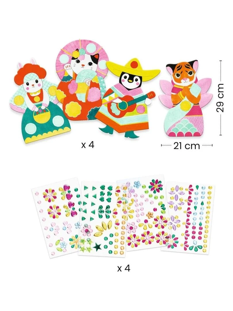 Créer avec des stickers Brillants   N/A