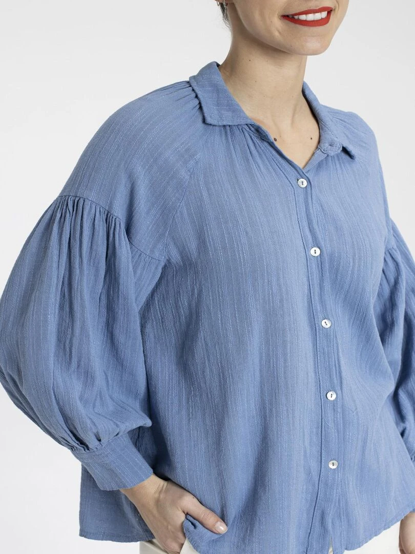 Chemisiers chemise COLINE   Gérard Pasquier   Bleu