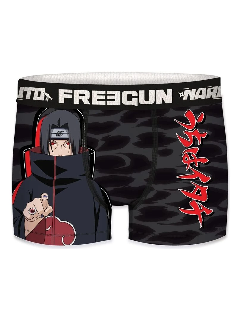 Lot de 4 Boxers homme Naruto Shippuden Freegun   Bleu