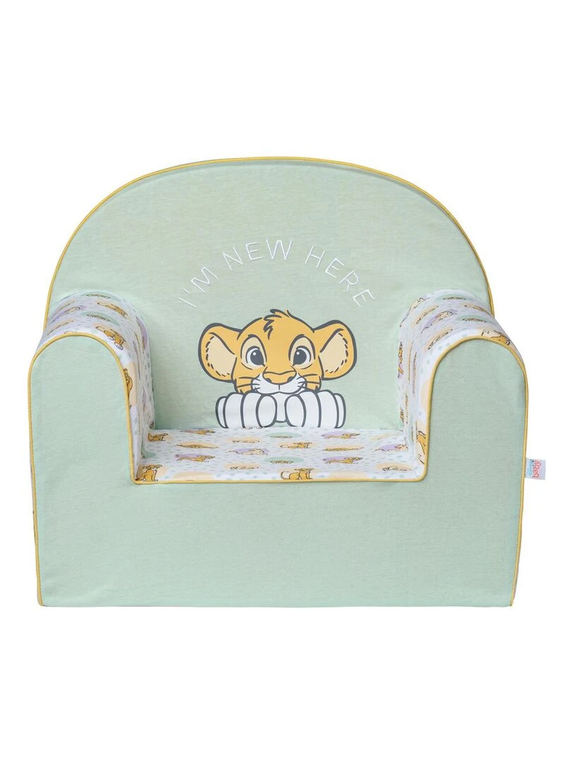 Fauteuil bébé en mousse déhoussable Roi Lion Cosy Time Vert tilleul