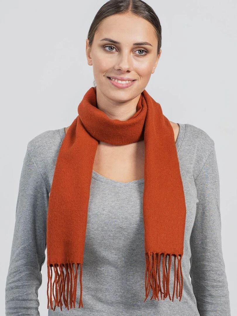 Echarpe Fely Fabriqué en France Marron clair
