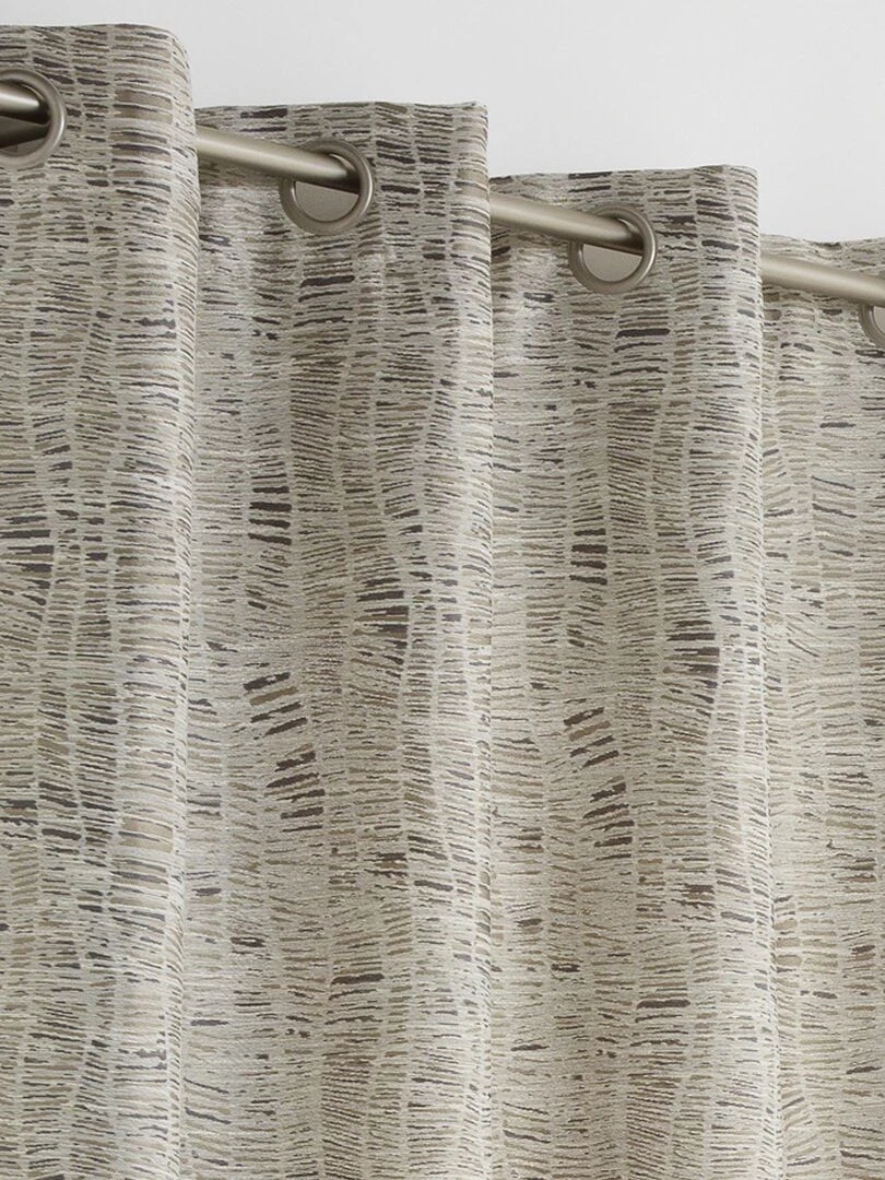 Rideau d'ameublement Effet tissé Beige