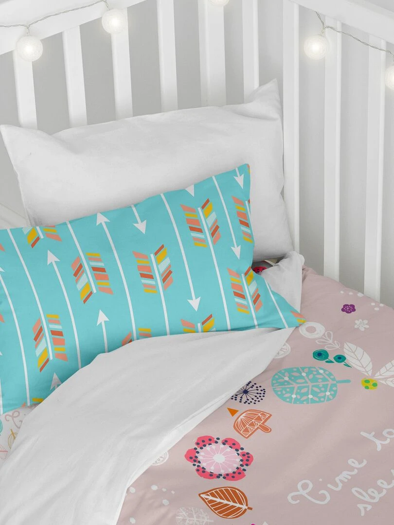 Parure housse de couette 2 pièces Fantasy "Happyfriday" Blanc