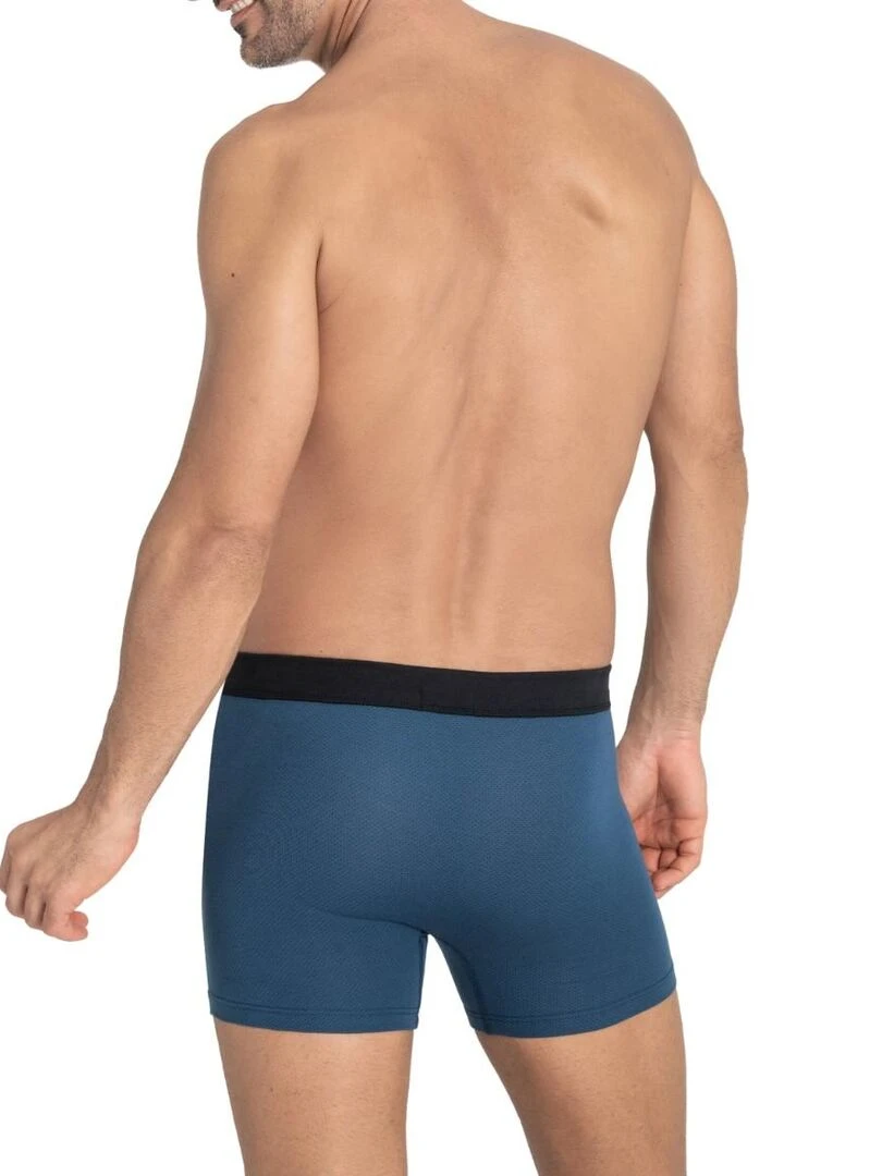 Pack de 2 boxers à ceinture tubulaire Coco   Bleu