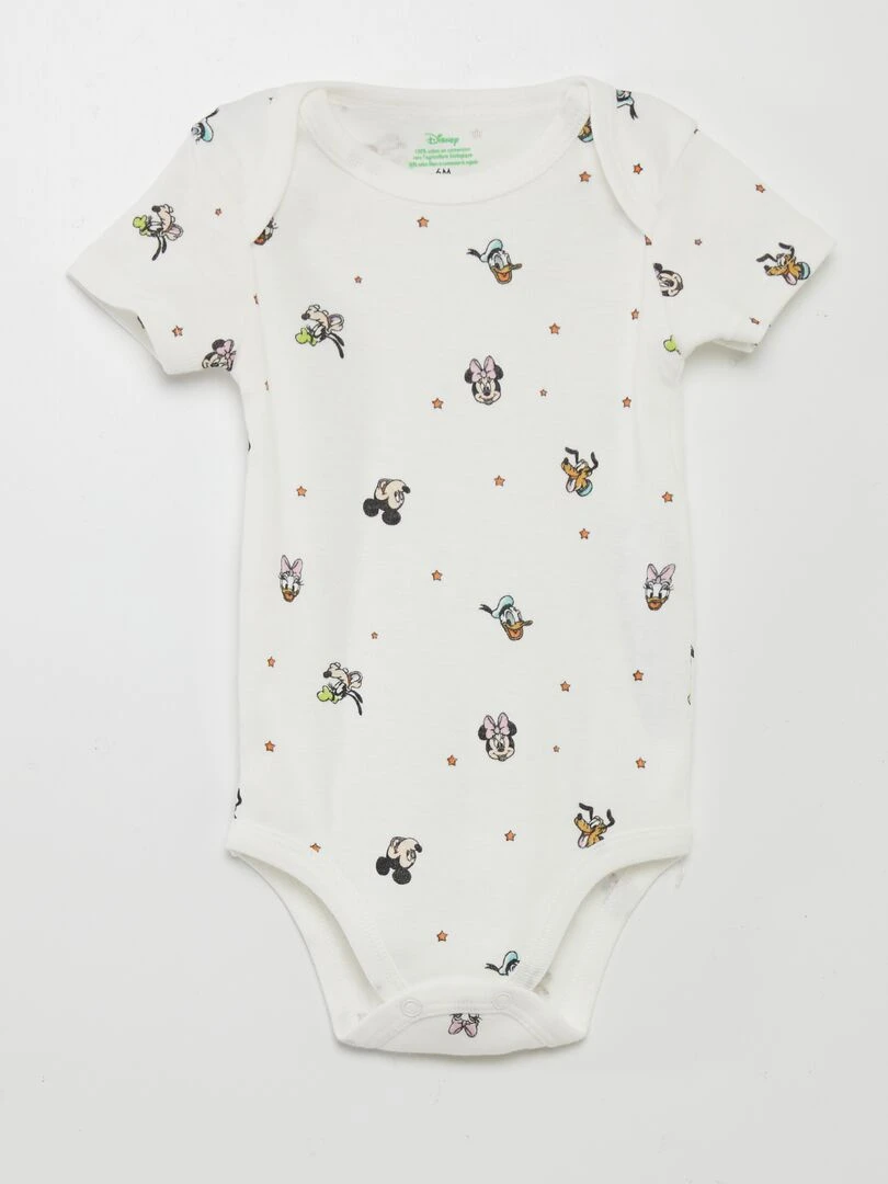Lot de 2 bodies 'Disney' BLANC