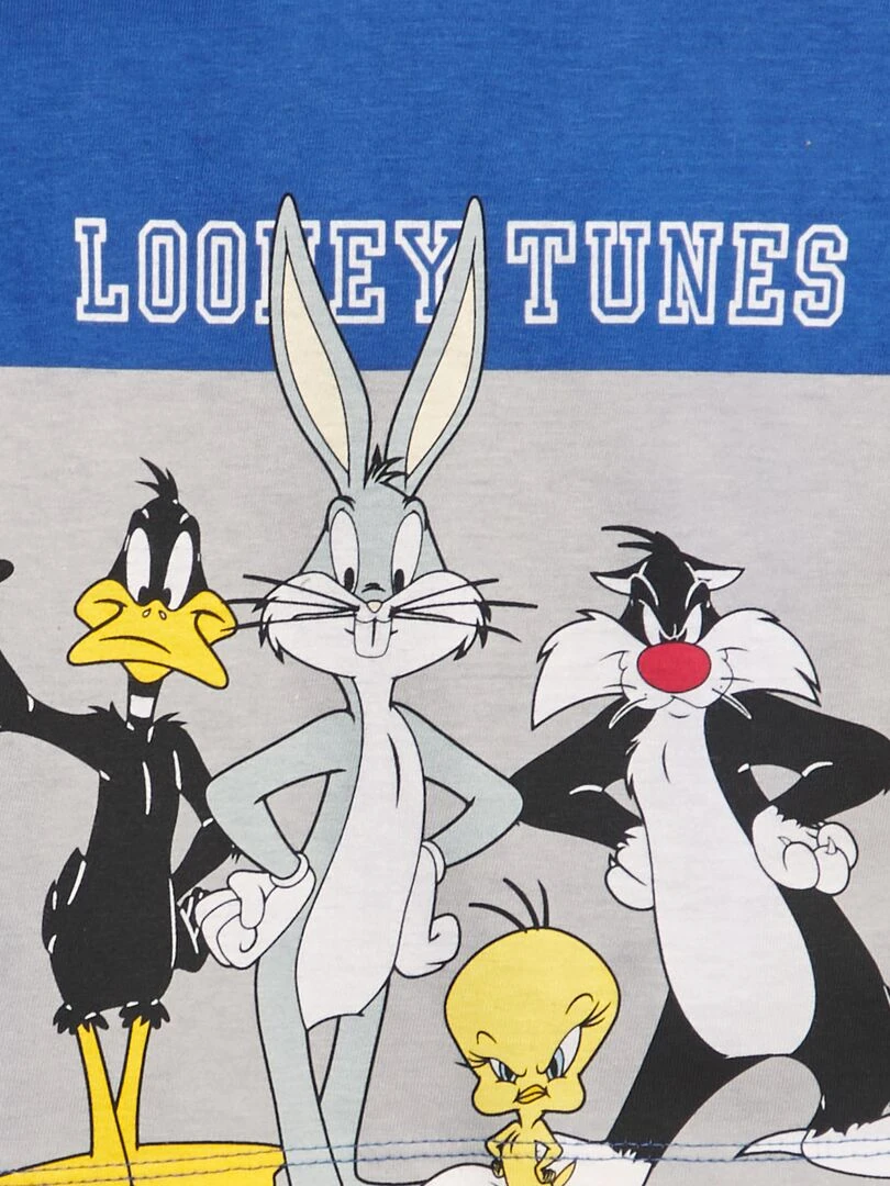 T shirt à manches courtes 'Looney Tunes' GRIS