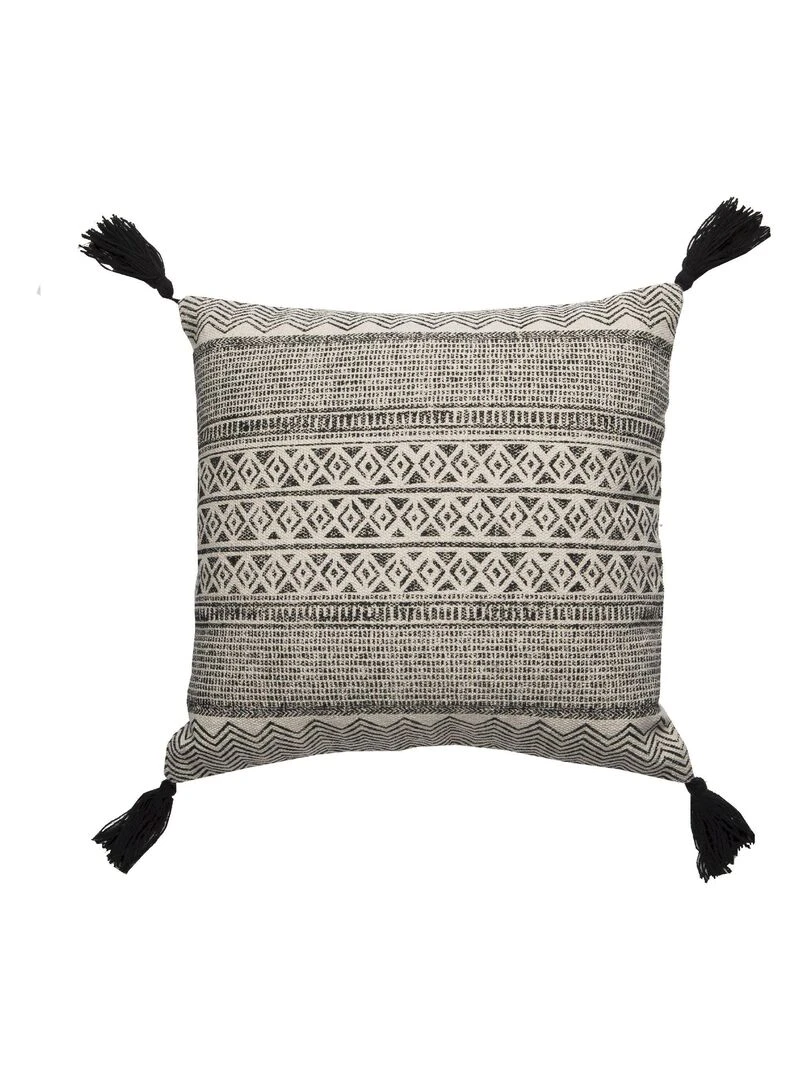 Coussin en coton CHINDI 'Deko&co'   Orange