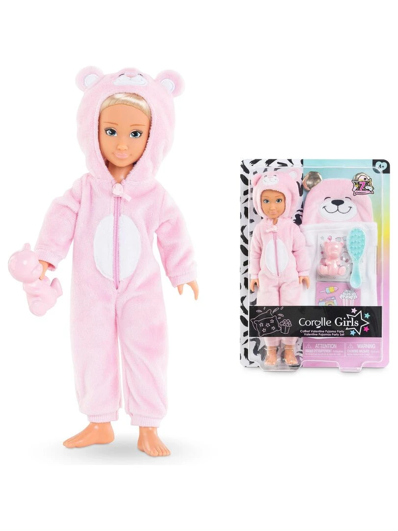 Coffret Poupée Corolle Girls Valentine Pyjama Party N/A